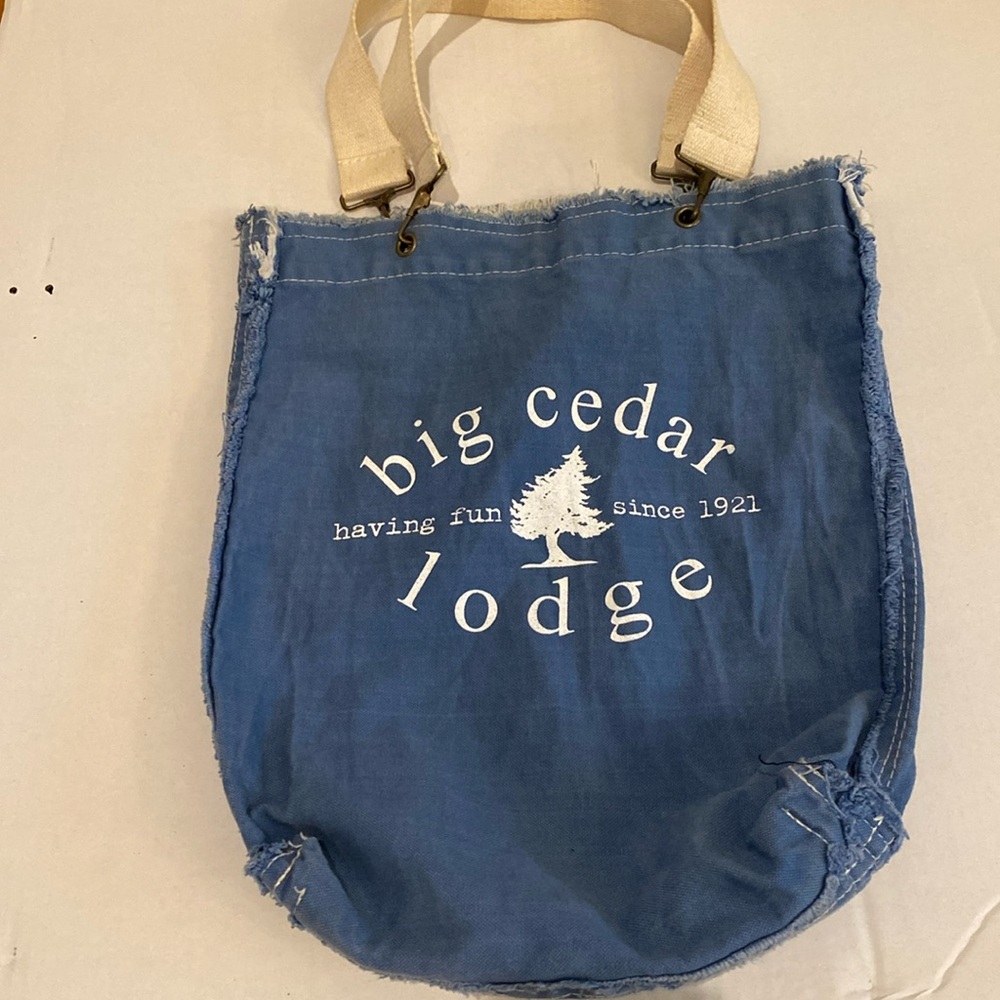 BIG CEDAR LODGE Denim Tote Bag.